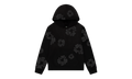 Faded Mono Cotton Wreath Hoodie "Black" DT238
