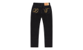 DT Metallic Gold Script 501 Jeans "Black" DT391