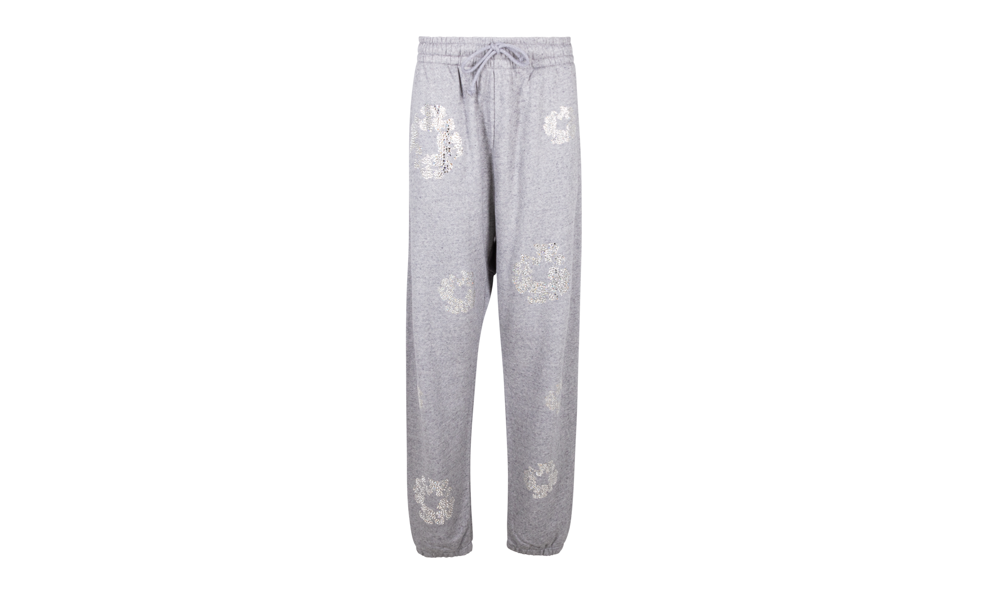 Cashmere Swarovski Cotton Wreath Sweatpants "Grey" DT079