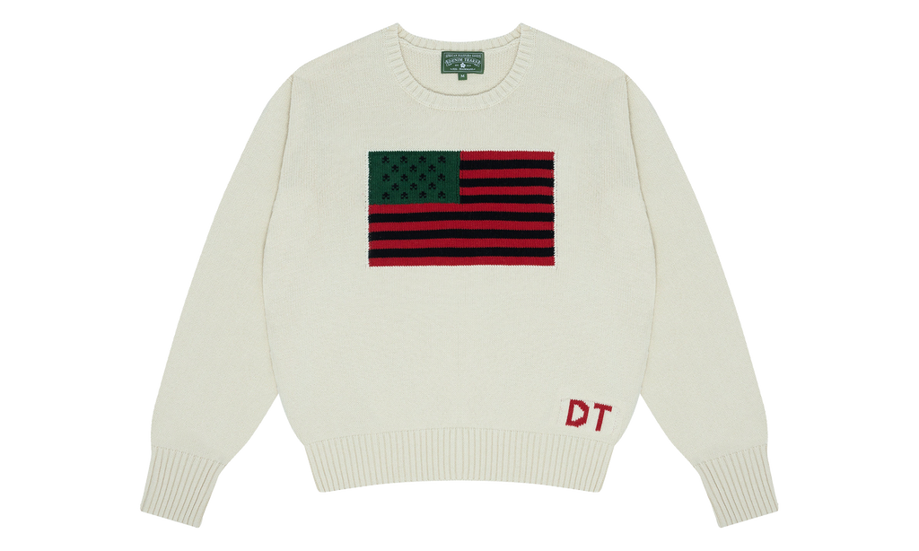 1619 Pan African Flag Sweater "Cream" DT407