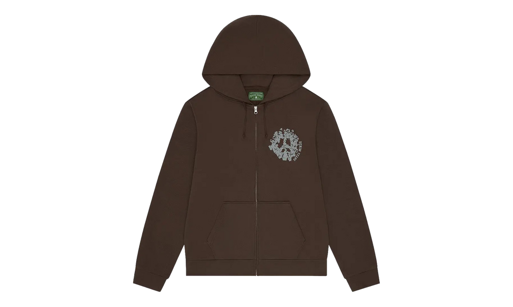 Denim University Zip Hoodie "Brown" DT462