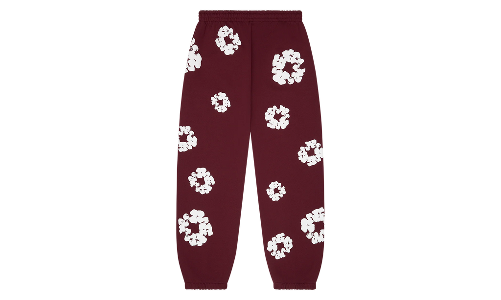 Cotton Wreath Sweatpants "Burgundy" DT251