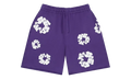 Cotton Wreath Sweatshorts "Purple" DT536