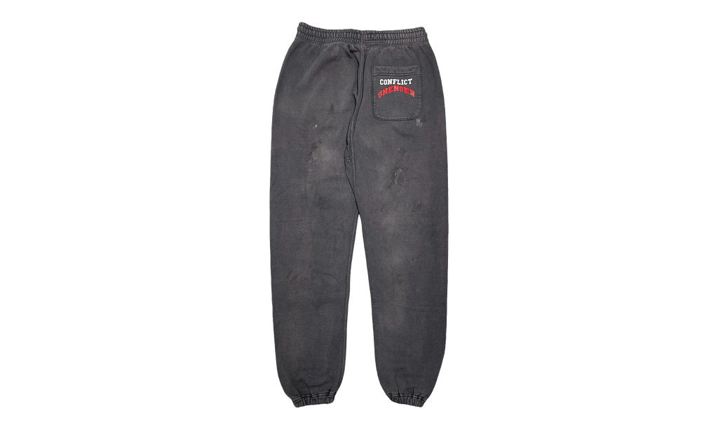 Struggle Logo Sweatpants "Saint Michael - Black" DT370