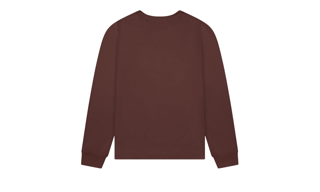 Peace Wreath Long Sleeve Tee "Brown" DT215