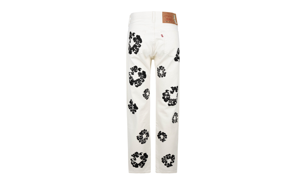 The Cotton Wreath Denim Jeans "White" DT18
