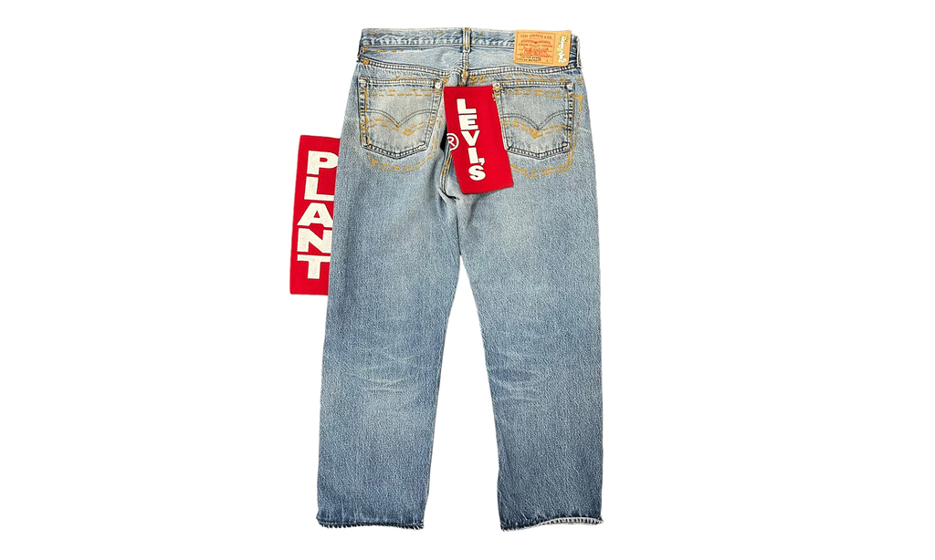 Cactus Plant Flea Market 4th of July Denim Jeans "Blue" DT311
