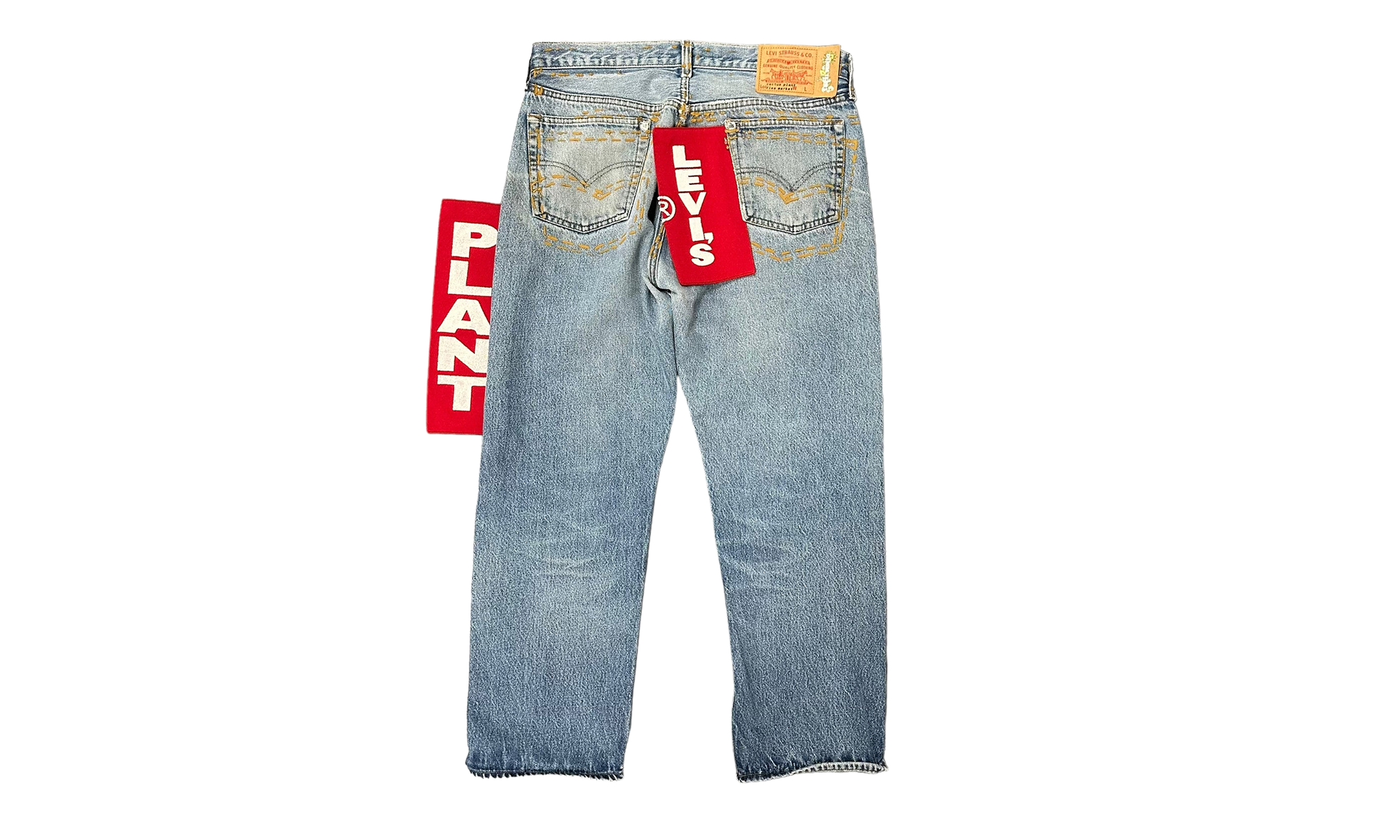 Cactus Plant Flea Market 4th of July Denim Jeans "Blue" DT311