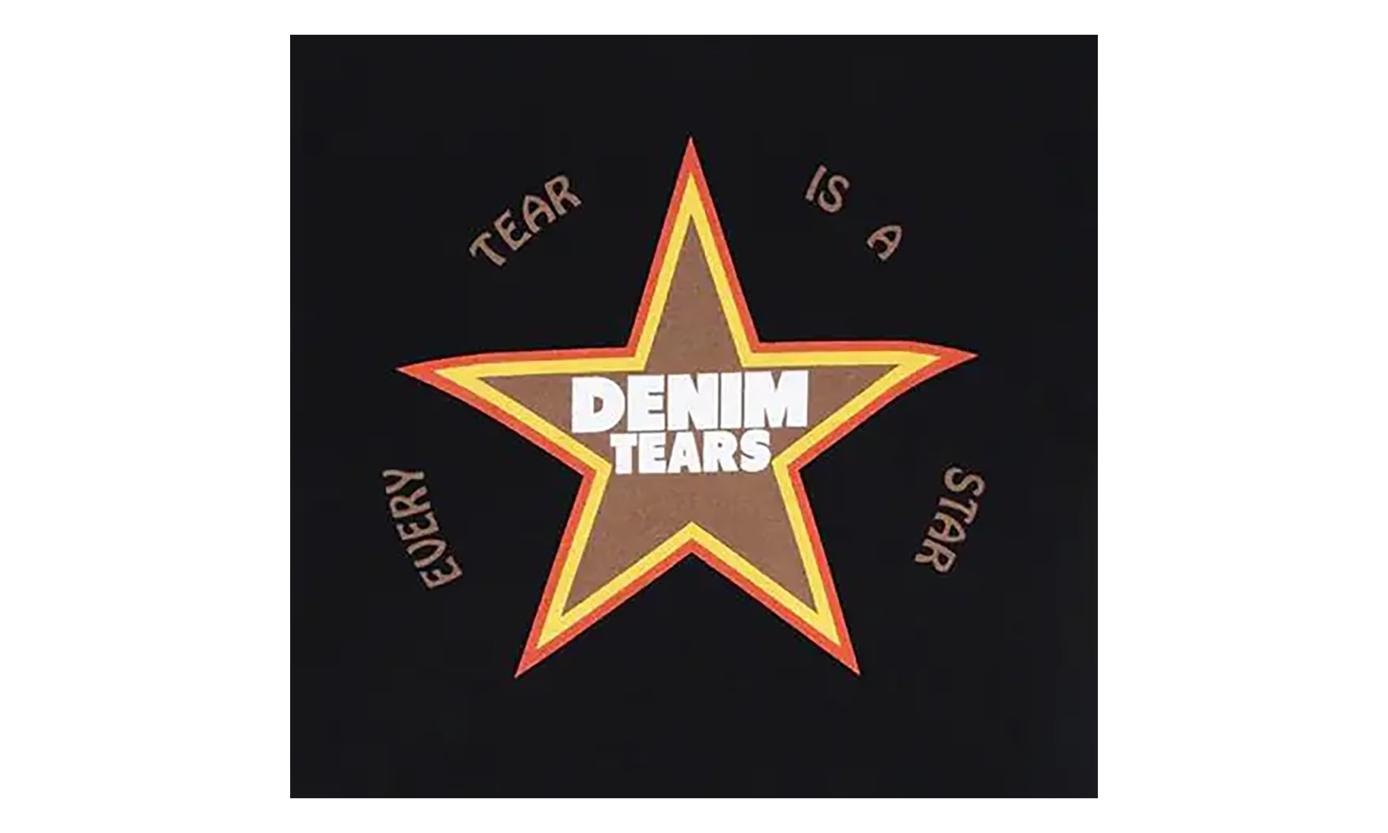 Every Tear Is A Star Tee "Black" DT405