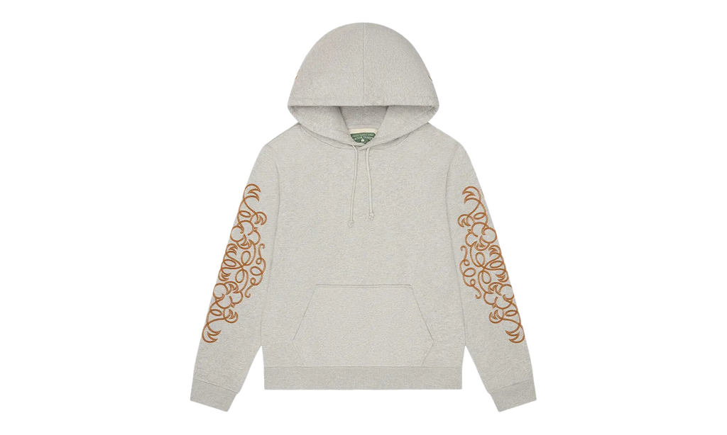 Western Embroidered Hoodie "Grey" DT458