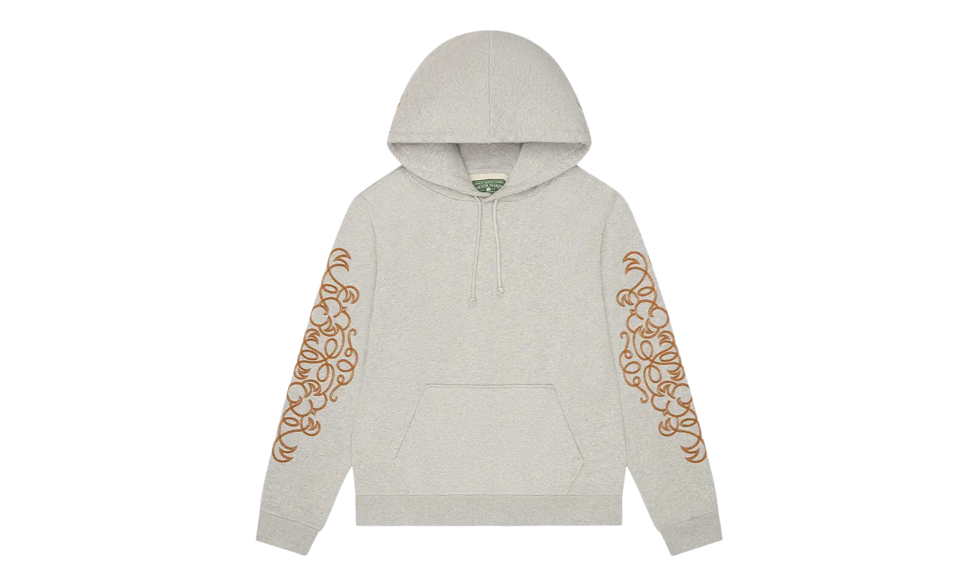 Western Embroidered Hoodie "Grey" DT458