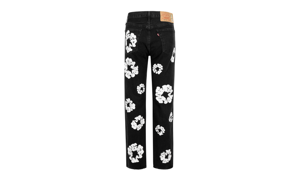 The Cotton Wreath Denim Jeans "Black" DT23
