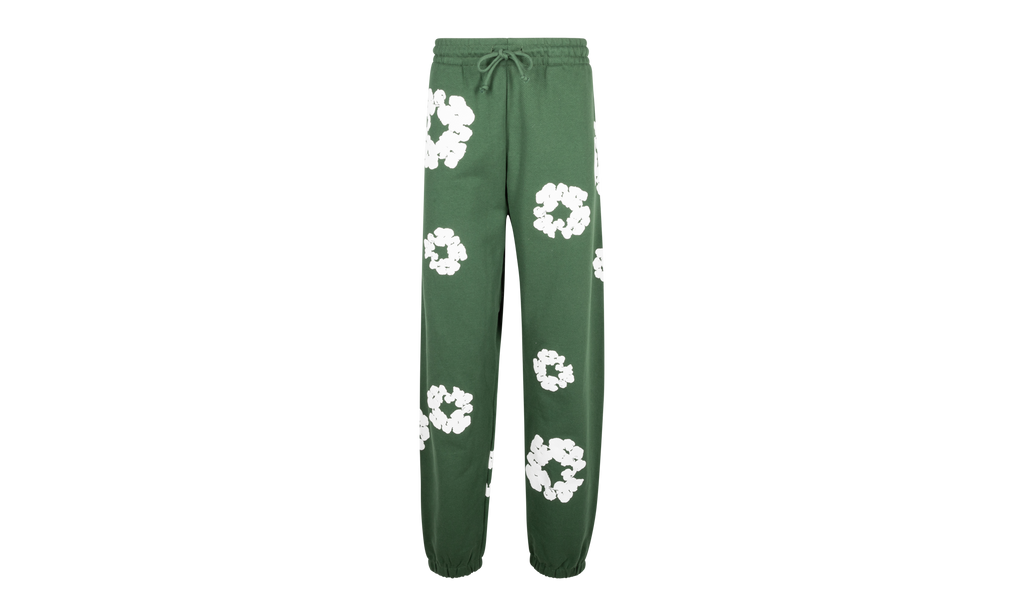 Cotton Wreath Sweatpant "Green" DT37