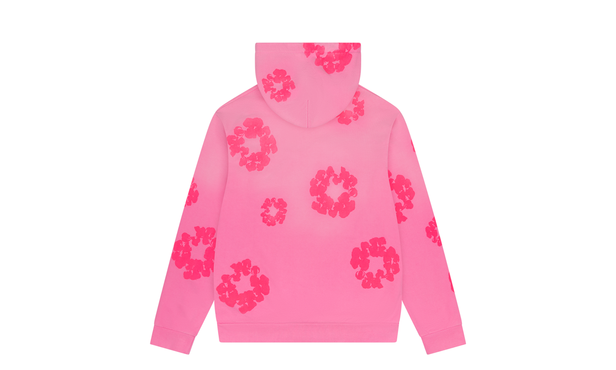 Mono Cotton Wreath Hoodie "Pink" DT107