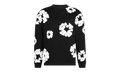 Long Sleeve Cotton Wreath Tee "Black" DT053