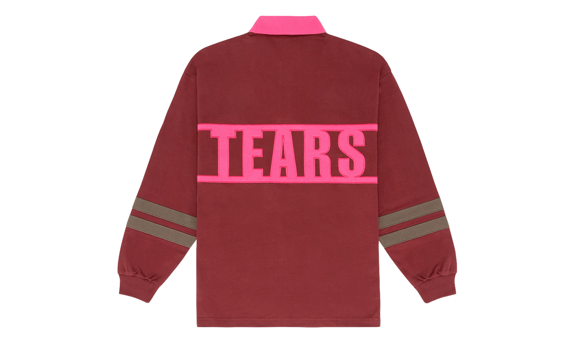 Down By The Tears Long Sleeve Rugby "Pink" DT356