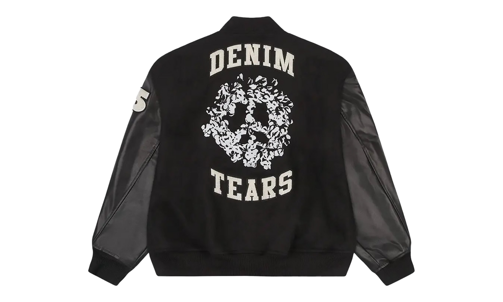 Peace Wreath Varsity Jacket "Black" DT445