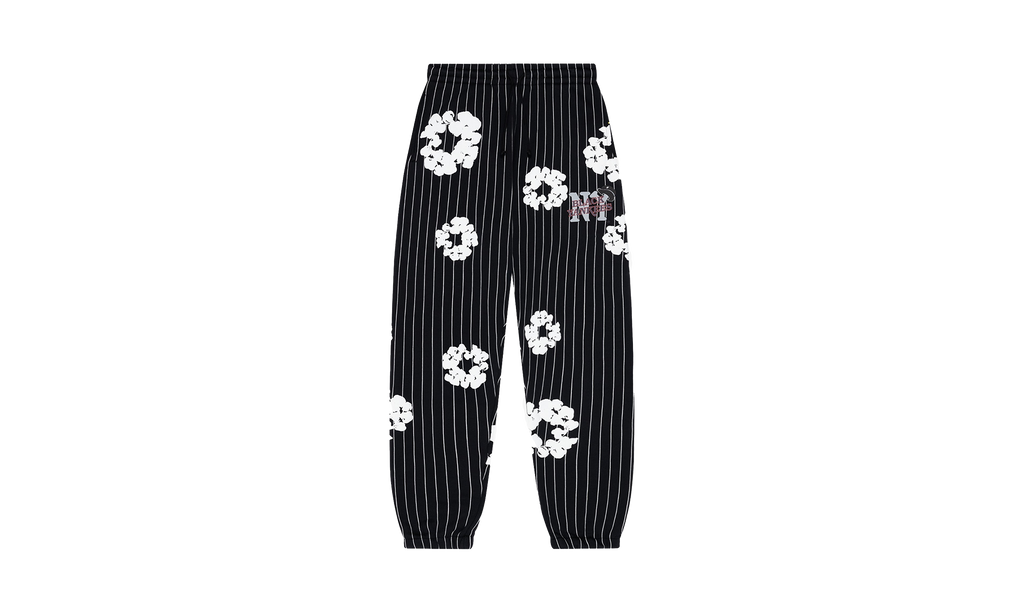 Pinstripe Wreath Sweatpants "Black" DT240