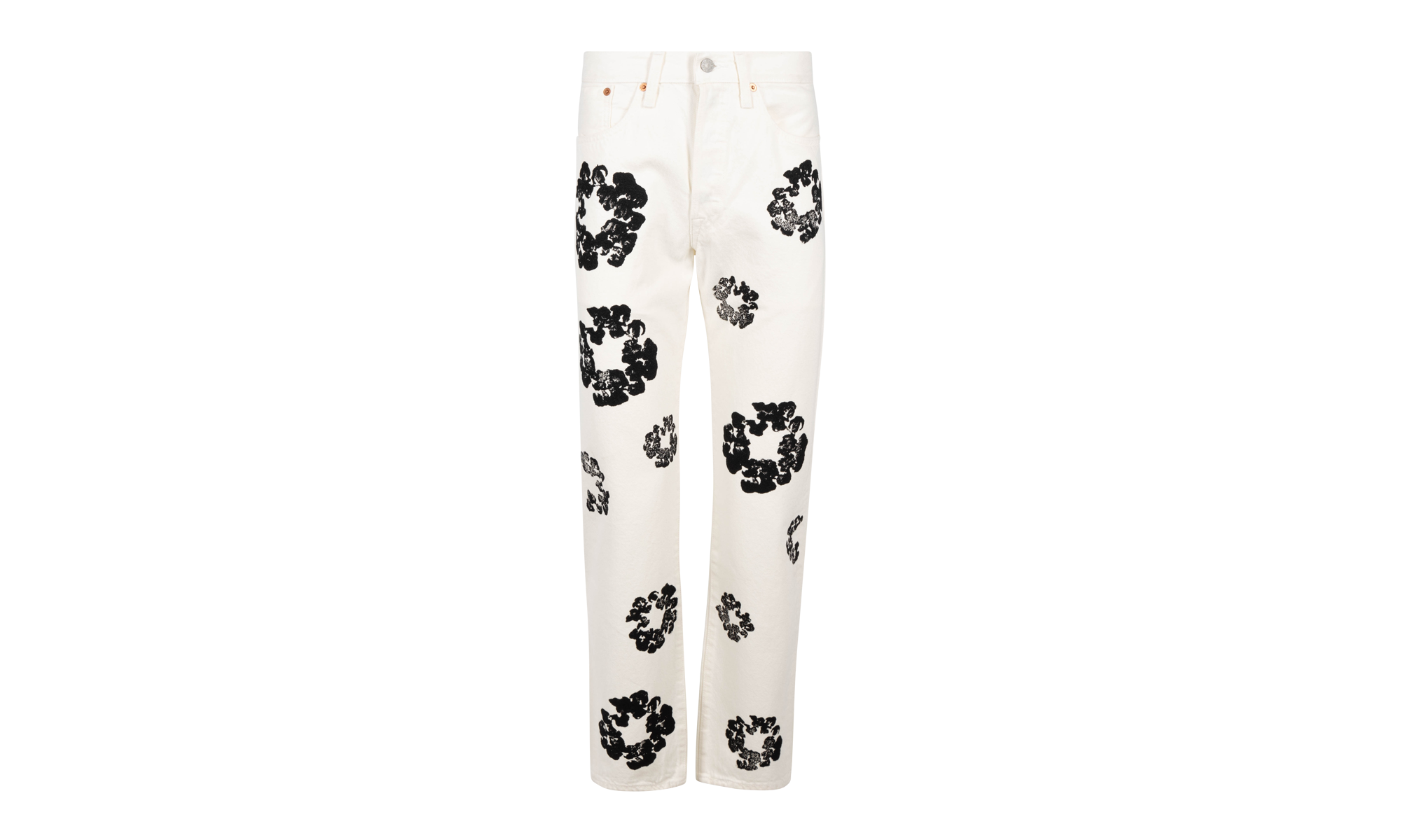 The Cotton Wreath Denim Jeans "White" DT18