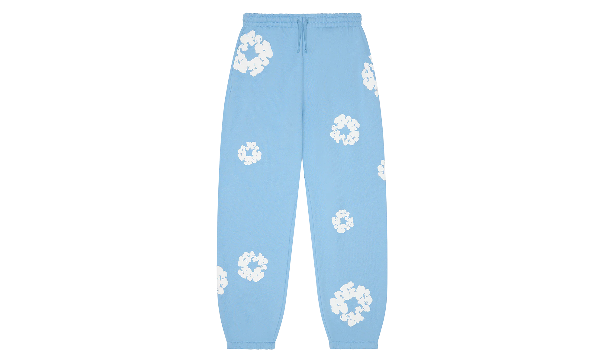 Cotton Wreath Sweatpants "Light Blue" DT261