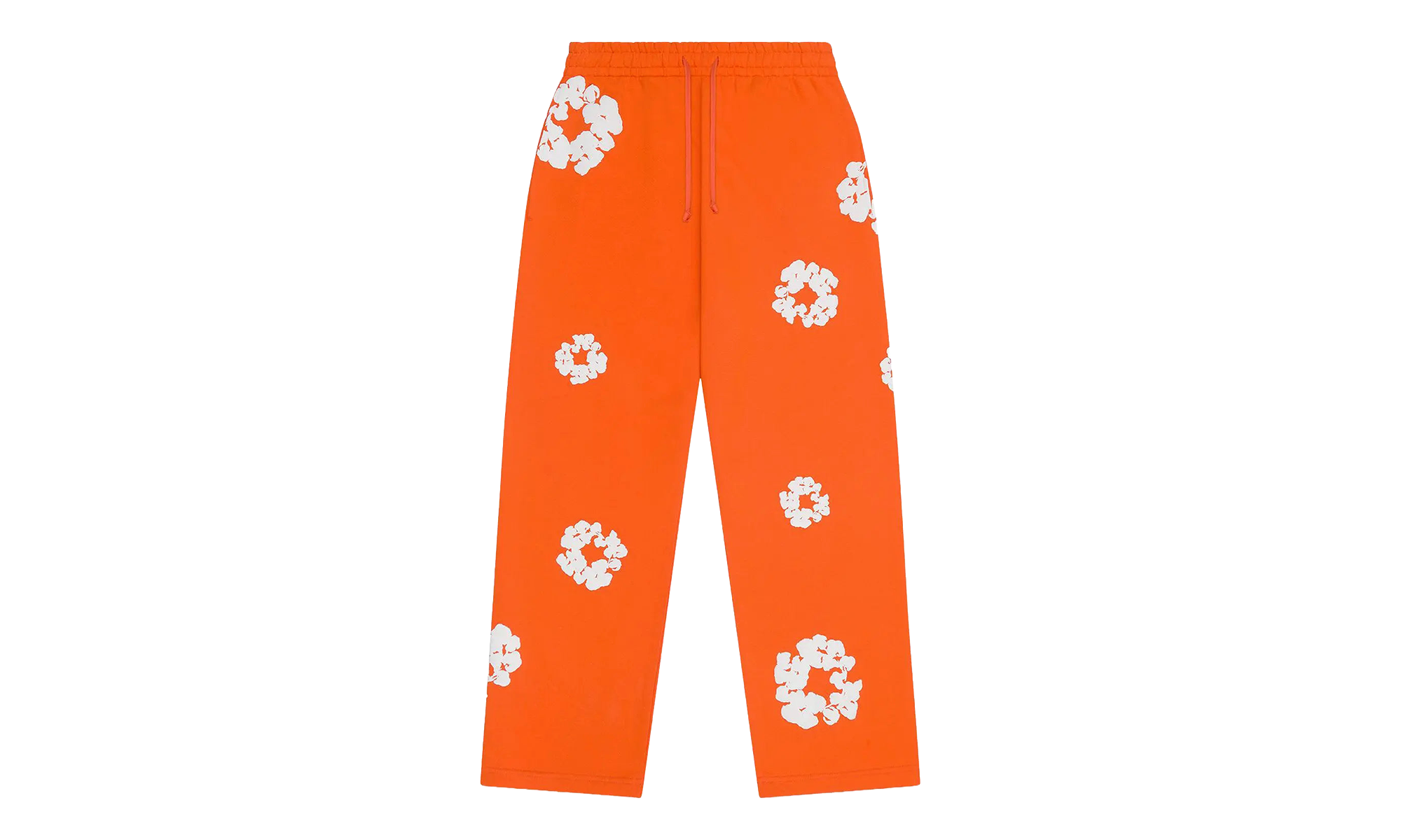 Cotton Wreath Baggy Sweatpants "Orange" DT449