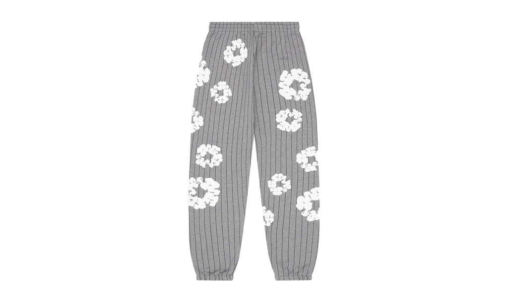 Pinstripe Wreath Sweatpants "Grey" DT239