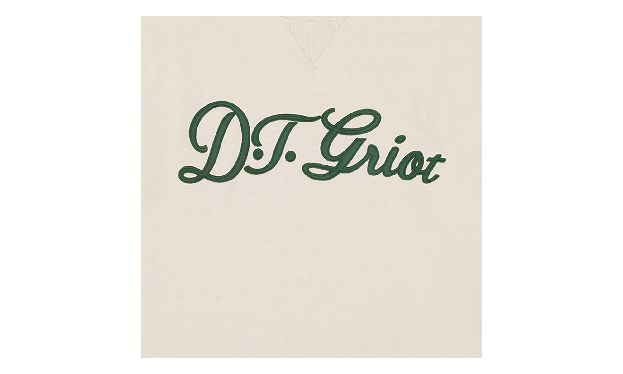Griot Crewneck Sweatshirt "Cream" DT491