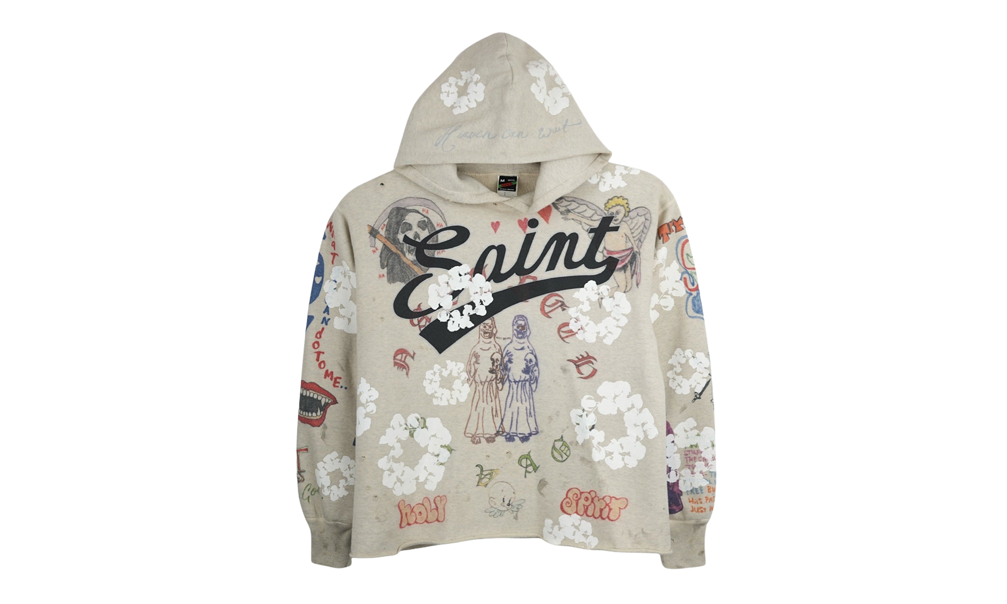 Graffiti Hooded Sweatshirt "Saint Michael - Multi" DT368