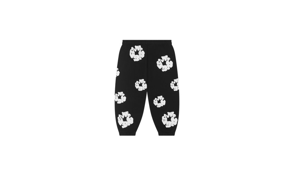 Kids Cotton Wreath Sweatpants "Black" DT146