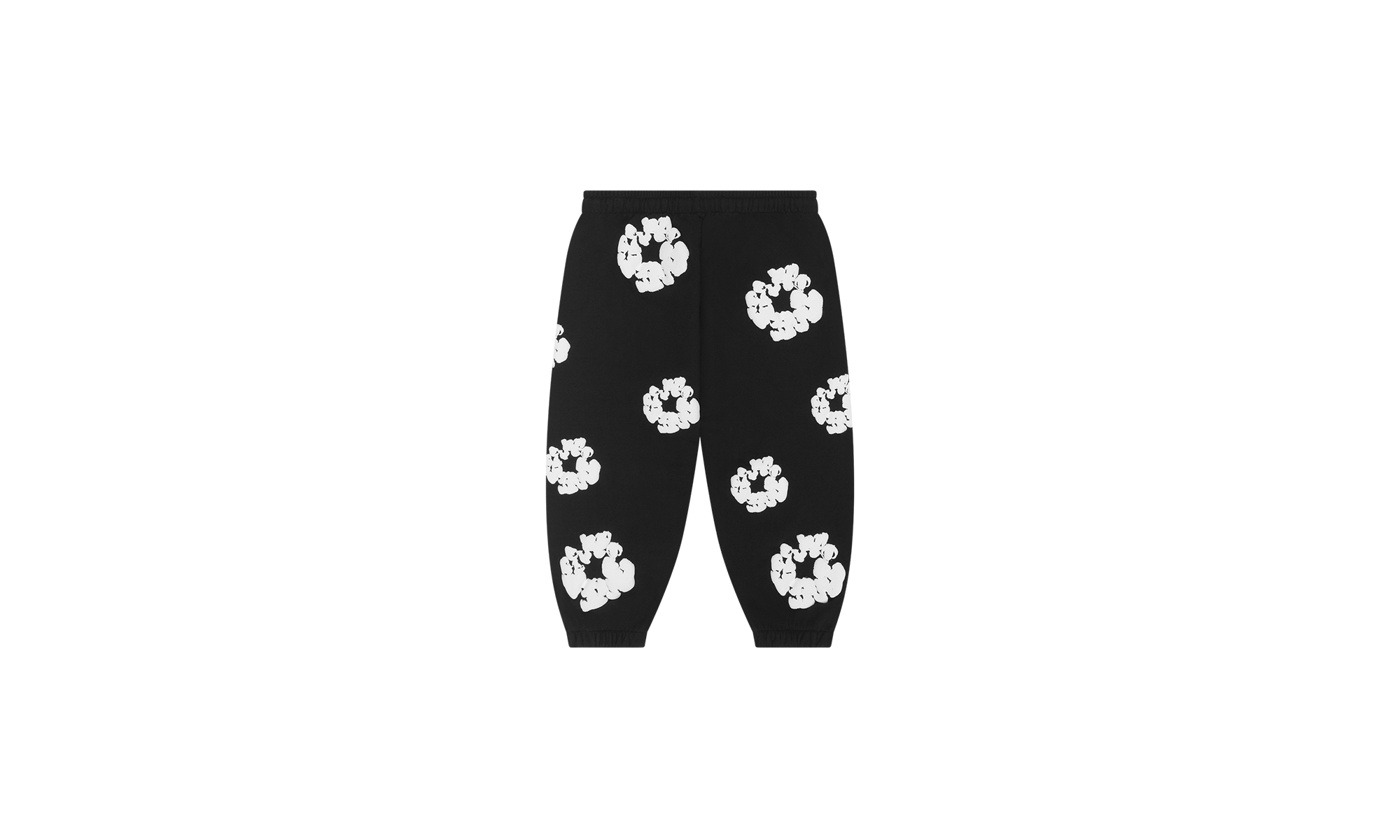 Kids Cotton Wreath Sweatpants "Black" DT146