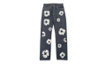 Levi's 501 Rhinestone Cotton Wreath Logo Jeans "Selvedge - Indigo / White" DT295