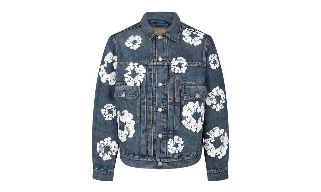 The Cotton Wreath Denim Jacket "Dark Wash" DT14