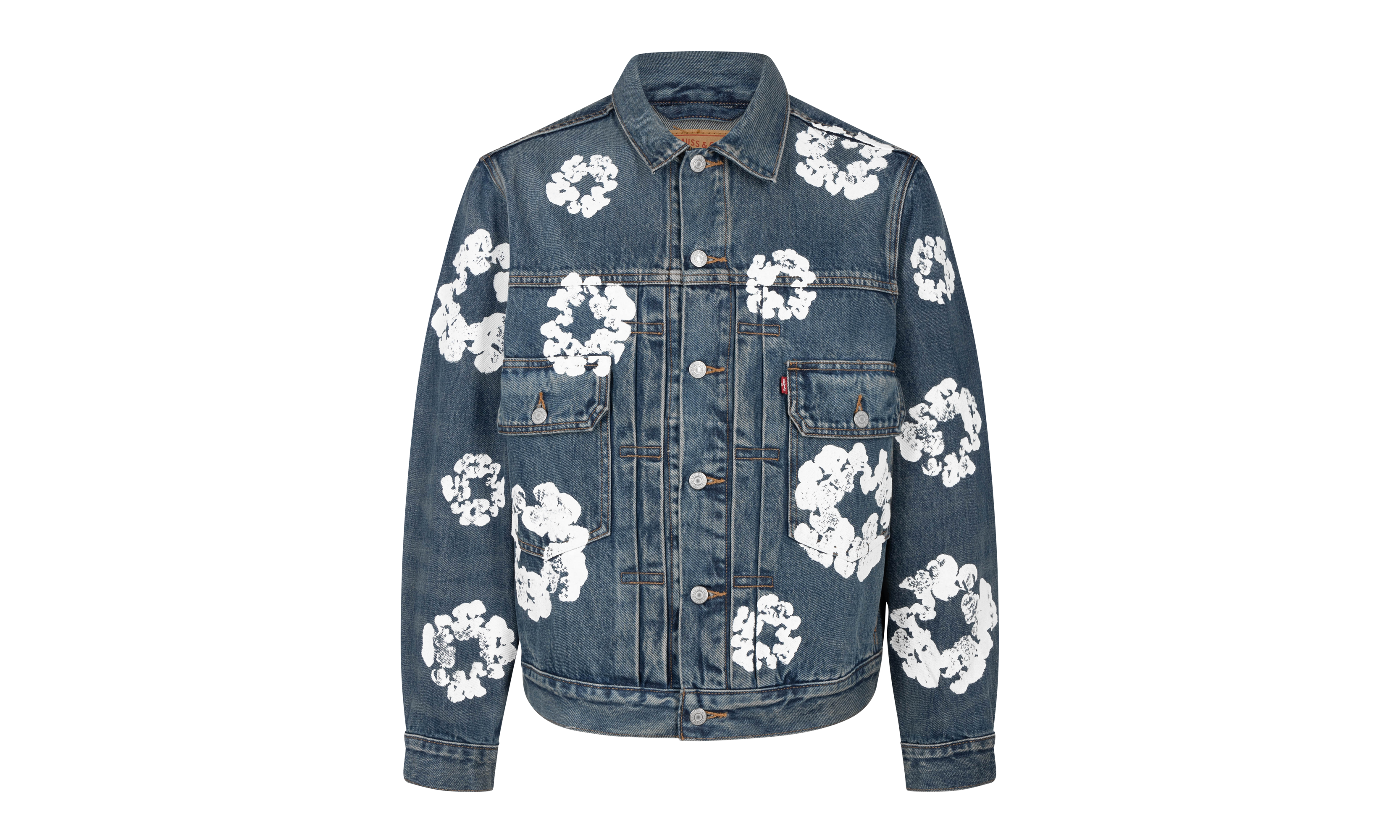 The Cotton Wreath Denim Jacket "Dark Wash" DT14