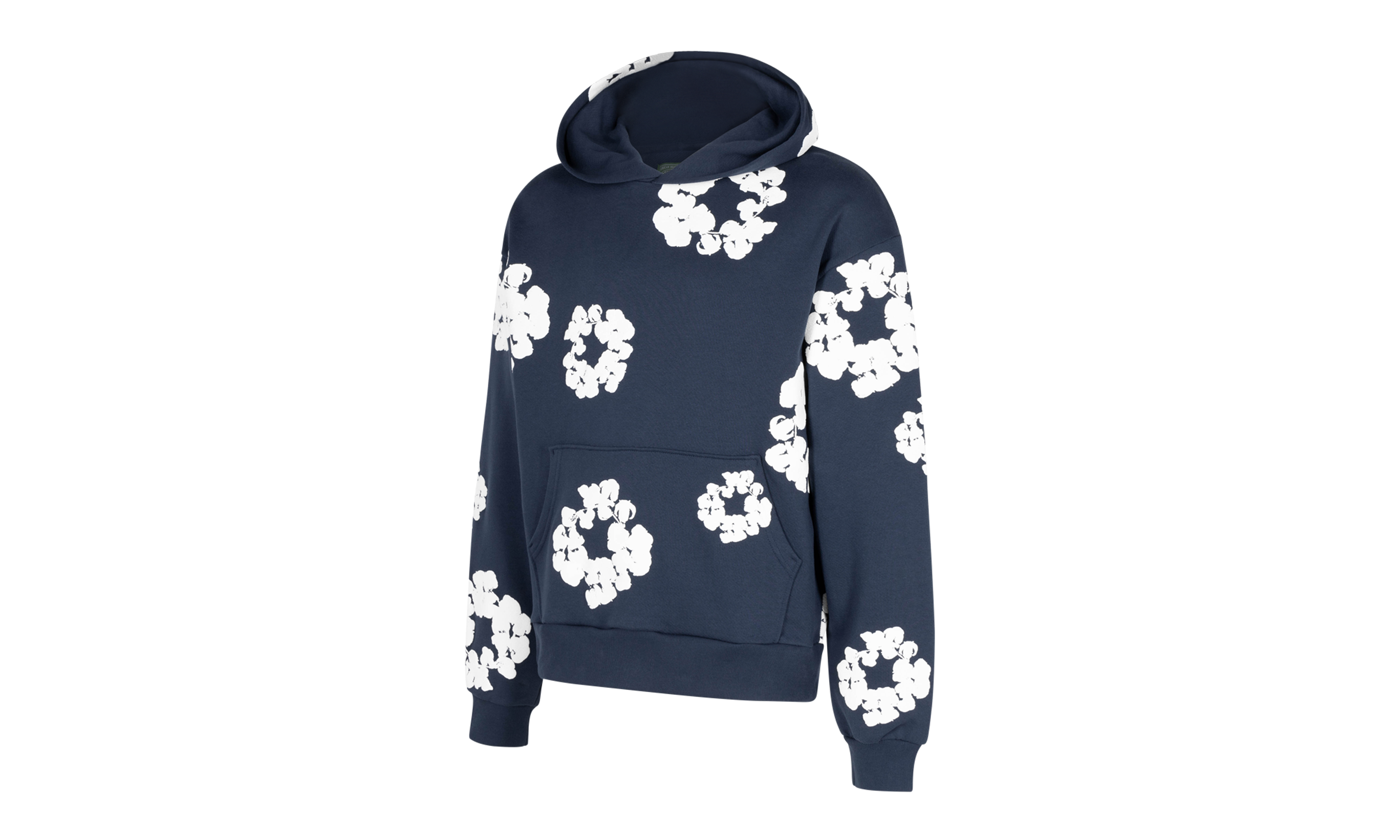 The Cotton Wreath Sweatshirt "Navy" DT022