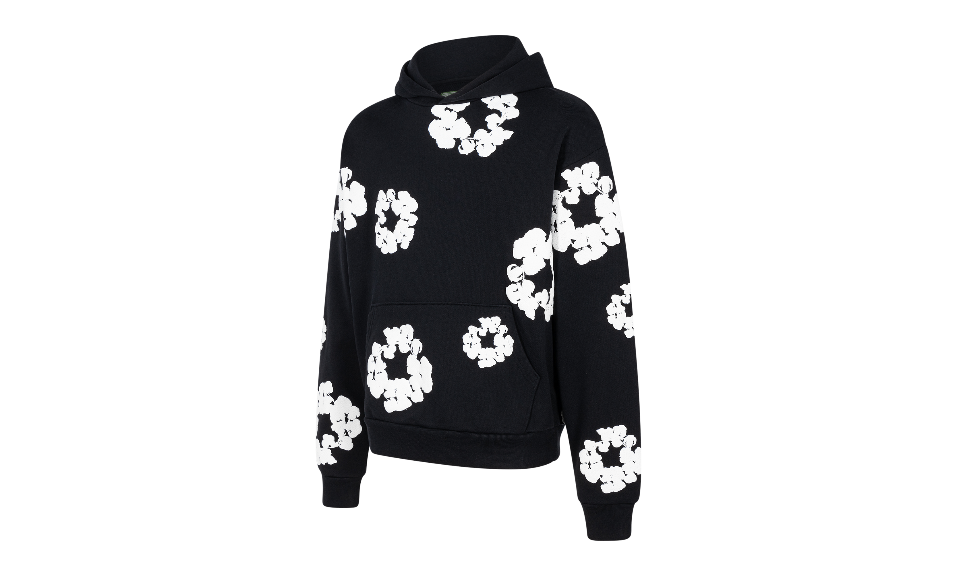 The Cotton Wreath Sweatshirt "Black" DT02