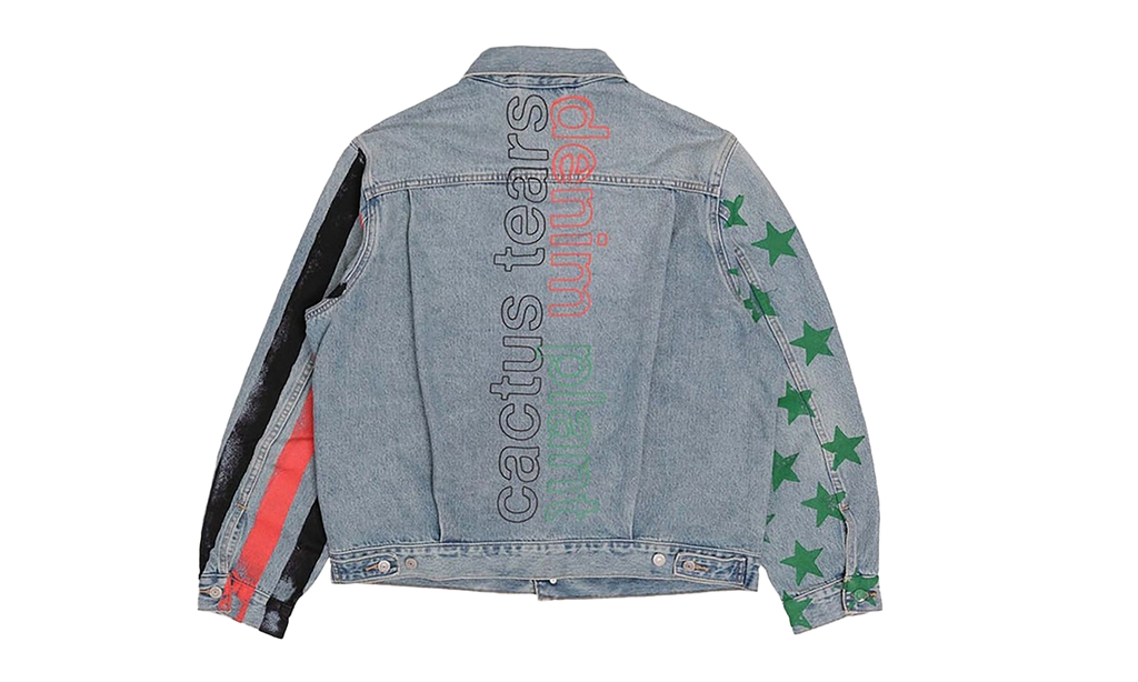 Cactus Tears Denim Plant Jacket "Indigo" DT191