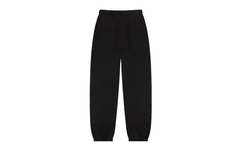 Metallic Gold Script Sweatpants "Black" DT283
