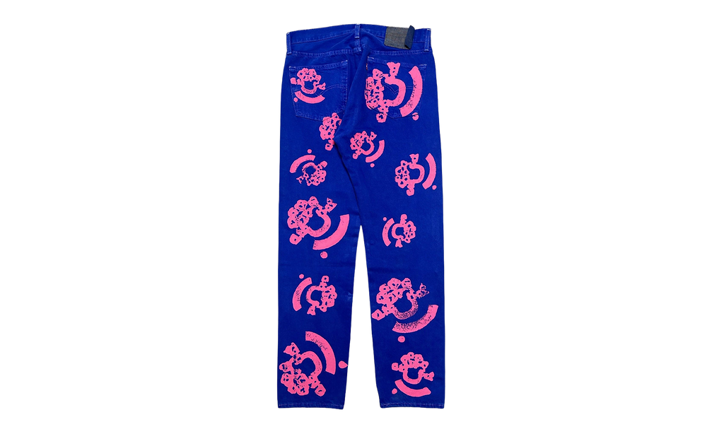 Bstroy Levi’s 501 Cotton Wreath Logo Jeans "Blue/Pink" DT372