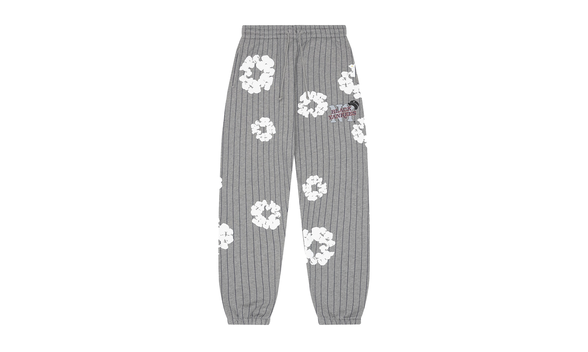 Pinstripe Wreath Sweatpants "Grey" DT239