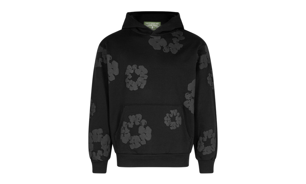Mono Cotton Wreath Sweatshirt "Black" DT024