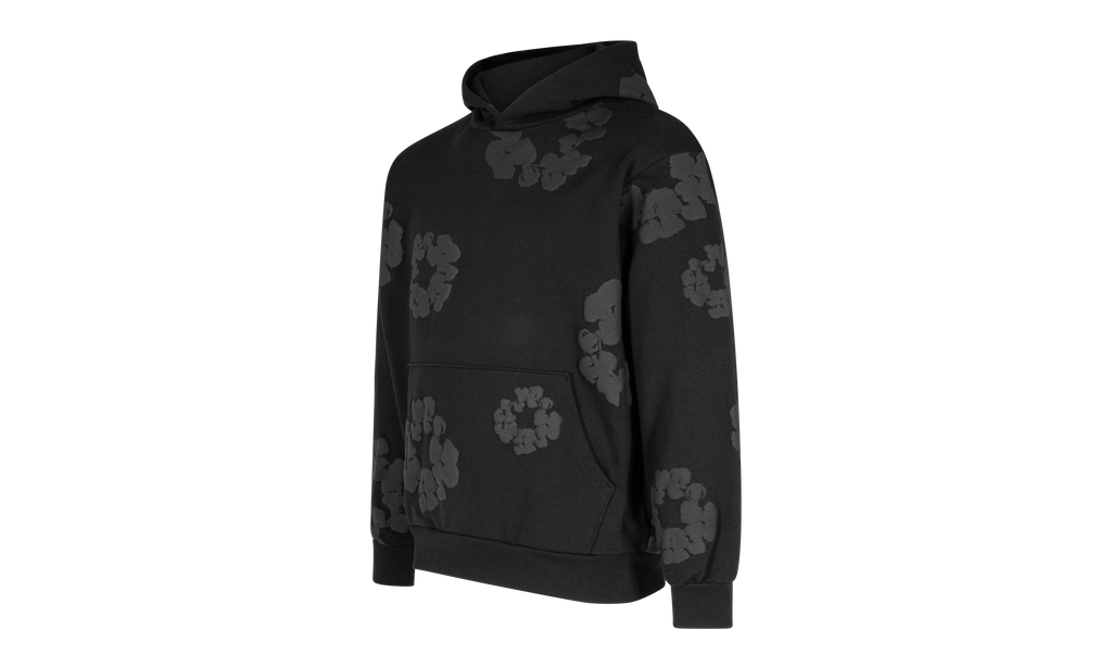 Mono Cotton Wreath Sweatshirt "Black" DT024