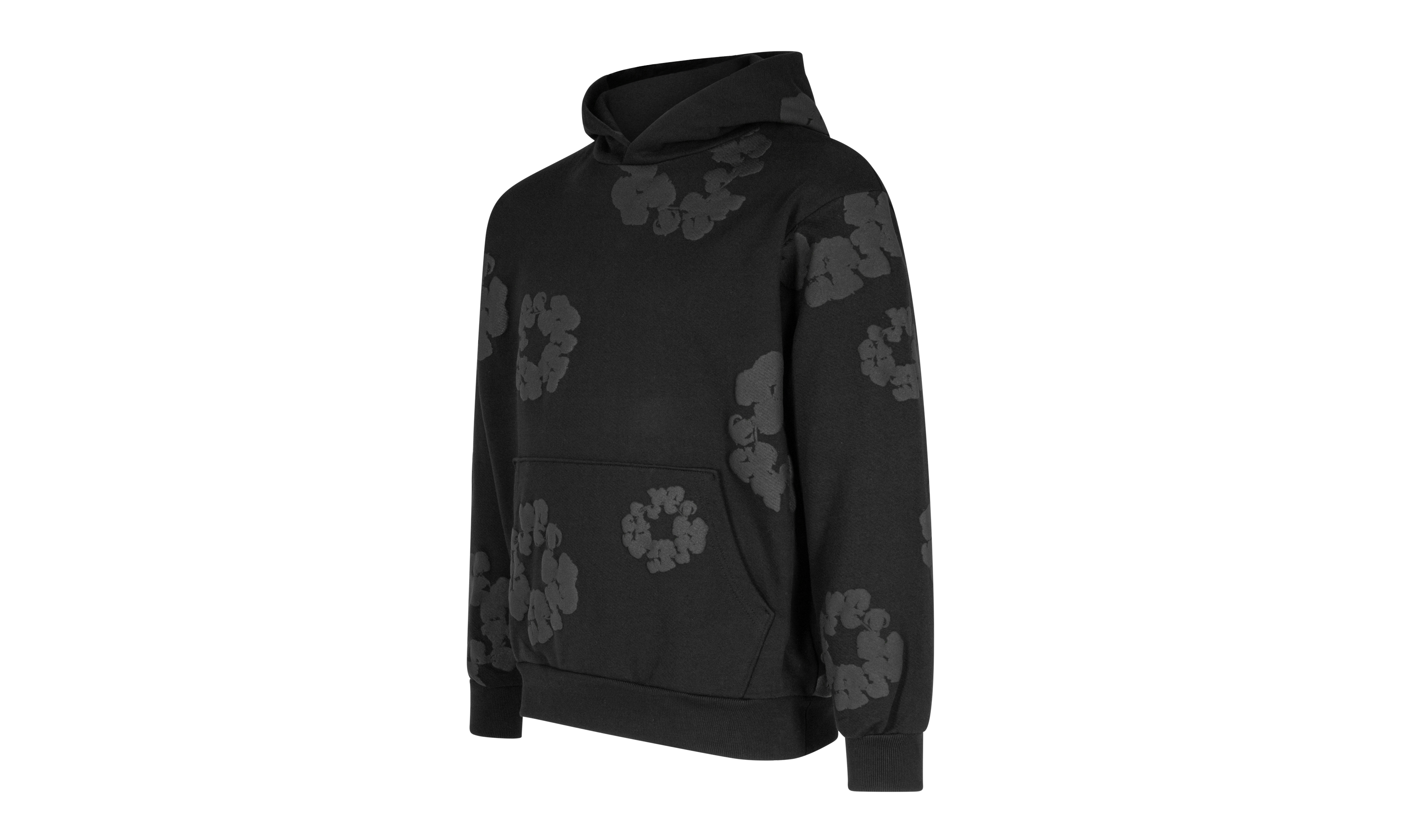 Mono Cotton Wreath Sweatshirt "Black" DT024