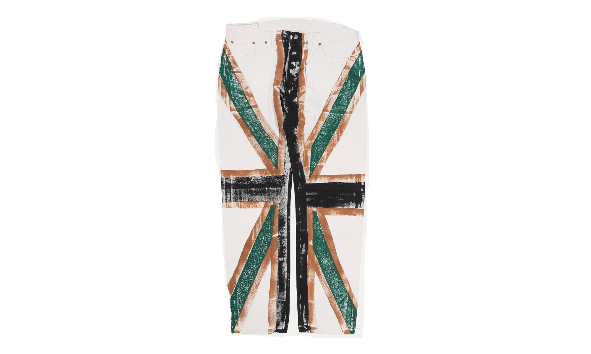 Union Jack Jeans "White" DT227