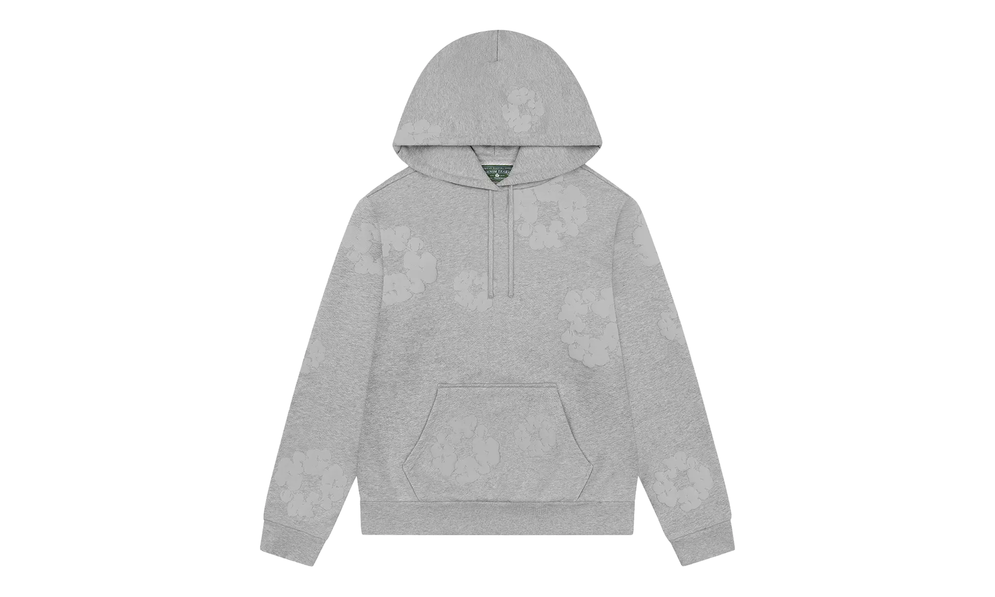 Mono Cotton Wreath Hoodie "Grey" DT488
