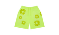 Mono Cotton Wreath Sweat Shorts "Neon Green" DT112