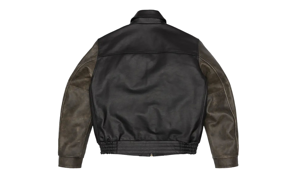 Leather Moto Jacket "Black" DT455