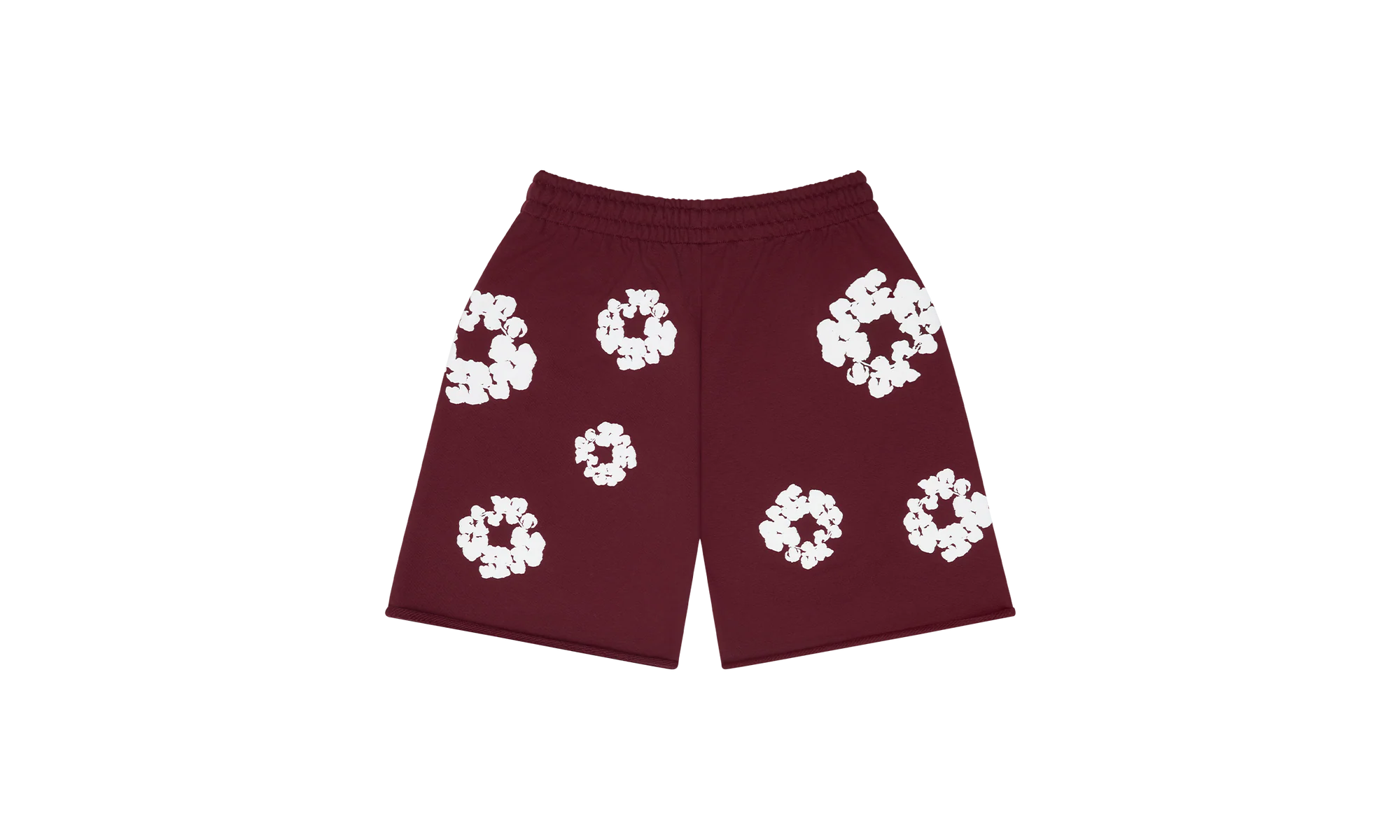 Cotton Wreath Sweatshorts "Burgundy" DT252
