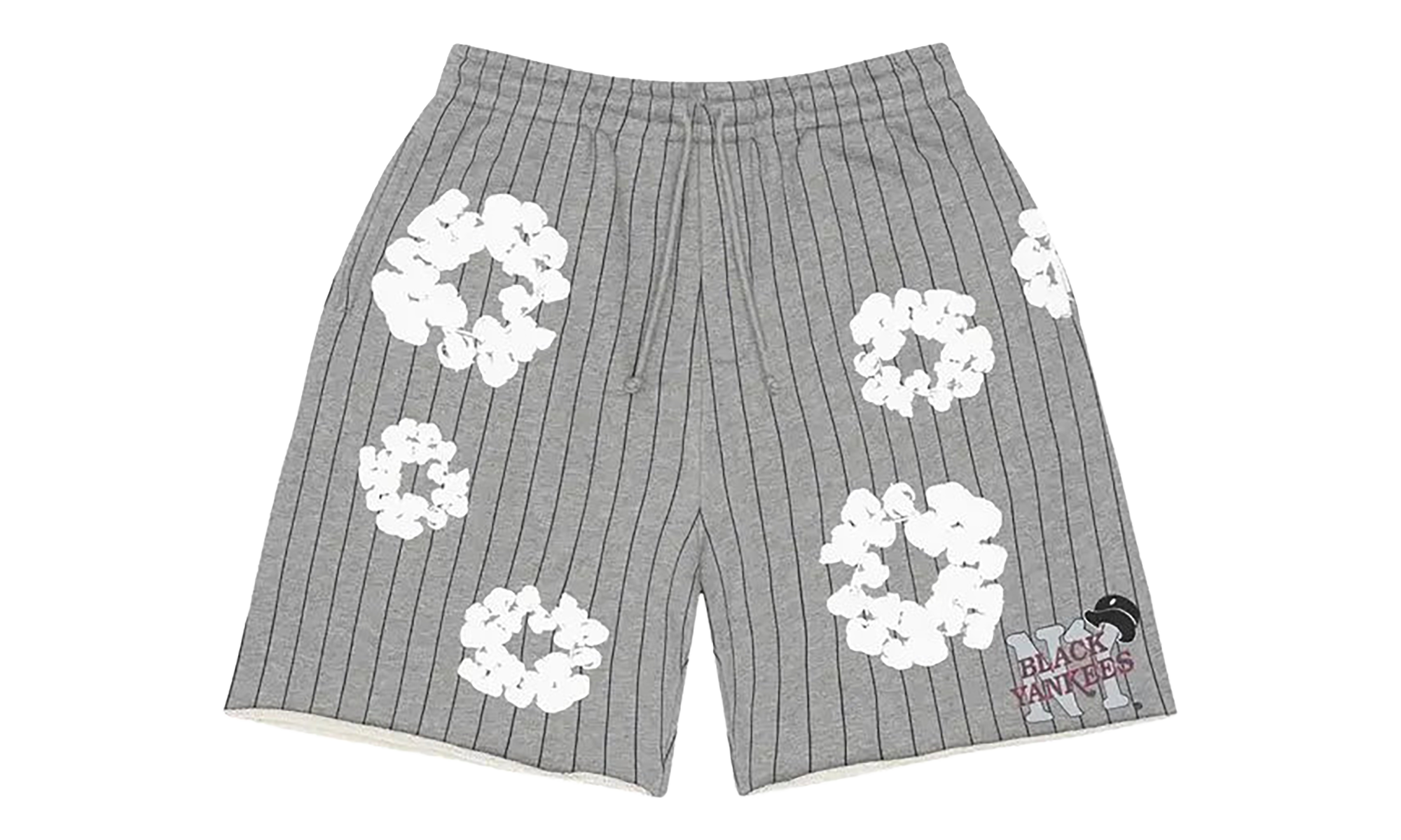 Pinstripe Wreath Sweatshorts "Grey" DT537