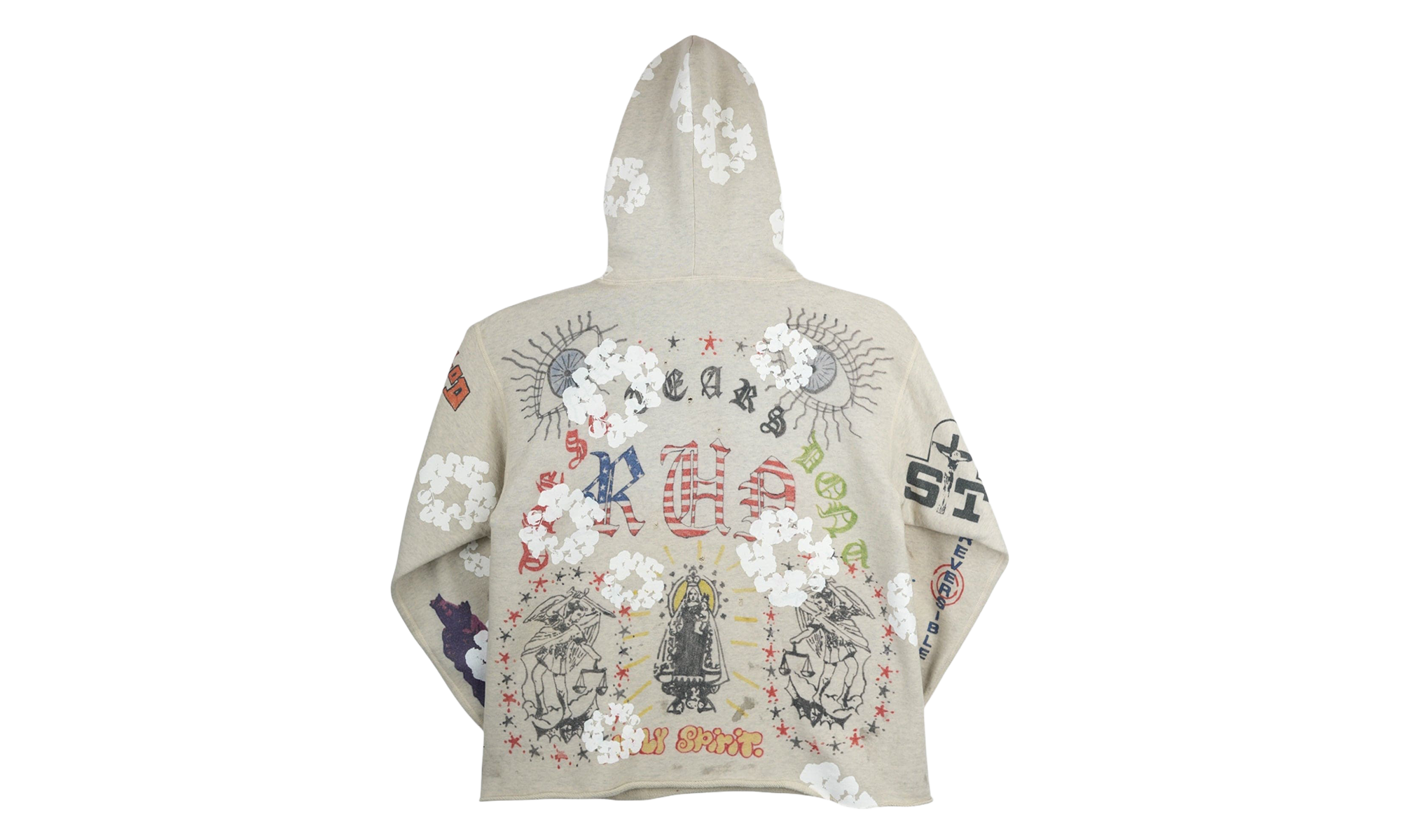 Graffiti Hooded Sweatshirt "Saint Michael - Multi" DT368
