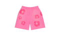Mono Cotton Wreath Sweat Shorts "Pink" DT109